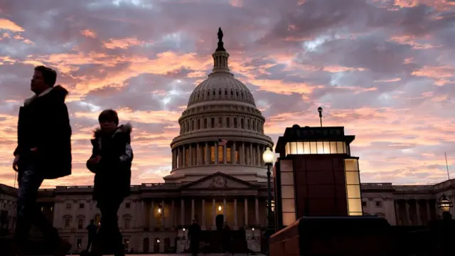 El capitolio en Washington DC