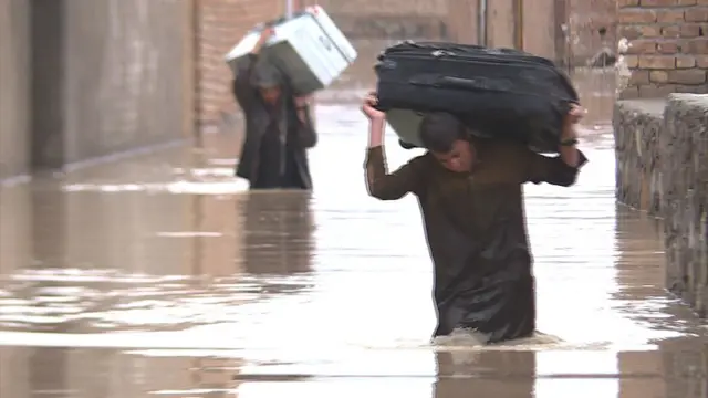 سیل در کابل