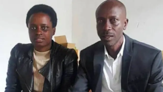 Grace Umutoni na Antoine Rugagi walisafiri hadi mjini Kigali kupata matokeo ya chembechembe za DNA