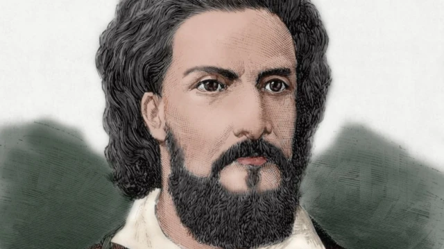 Alexandre de Serpa Pinto (1846-1900), l'explorateur portugais de l'Afrique australe et administrateur colonial.