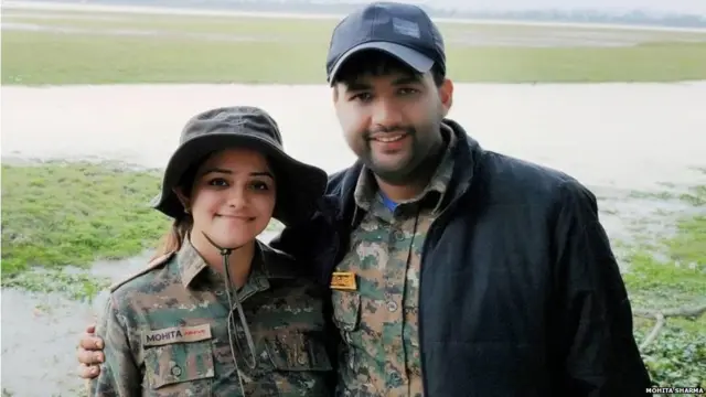 ਆਪਣੇ ਪਤੀ ਨਾਲ ਮੋਹਿਤਾ ਸ਼ਰਮਾ