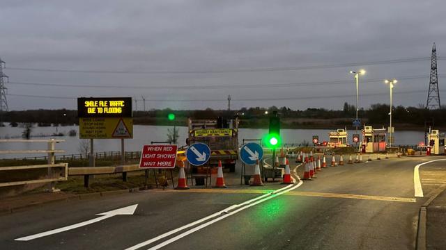 Dunham Bridge partially reopens after flood