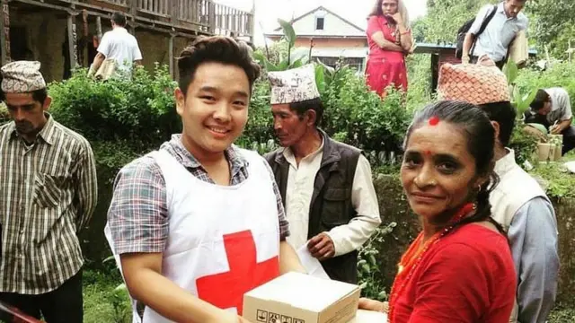 नेपाल रेडक्रस सोसाइटीको सहयोग