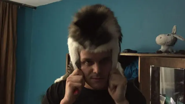 Суровцев с кошкой Тиффани