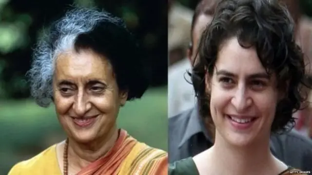 இந்திரா காந்தி மற்றும் பிரியங்கா காந்தி