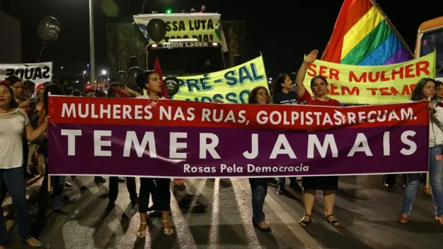 Protesto contra Temer