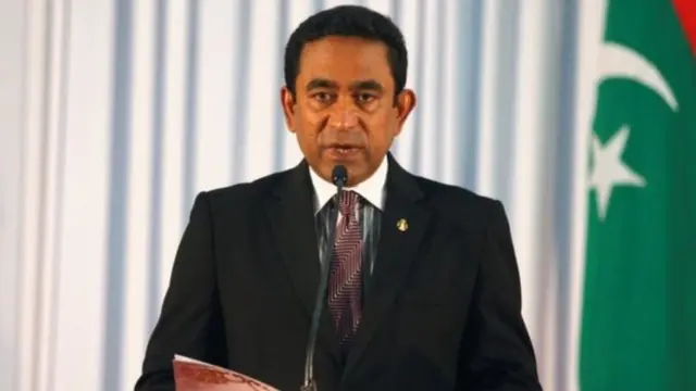 మాల్దీవుల అధ్యక్షుడు అబ్దుల్లా యామీన్