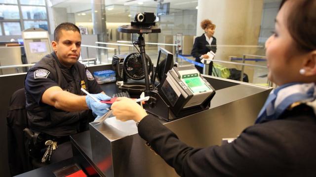 Controle de Passaporte nos EUA