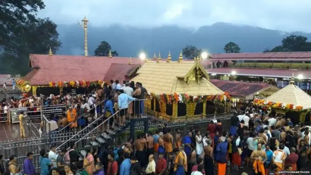 ਭਾਰਤ ਦੇ ਮਸ਼ਹੂਰ ਹਿੰਦੂ ਮੰਦਿਰਾਂ ਵਿੱਚੋਂ ਸਬਰੀਮਲਾ ਇੱਕ ਹੈ