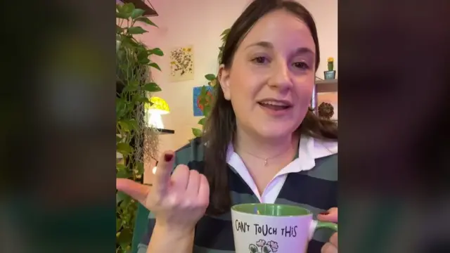 Capture d'écran d'une vidéo TikTok par Abbie Richards