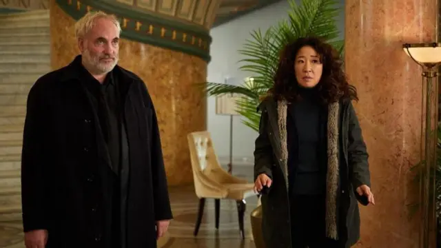 Sandra Oh y David Haig