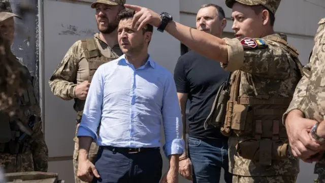 Зеленский в Луганской области