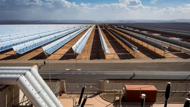 محطة ضخمة للطاقة الشمسية في أفريقيا قد تمد أوروبا بالطاقة