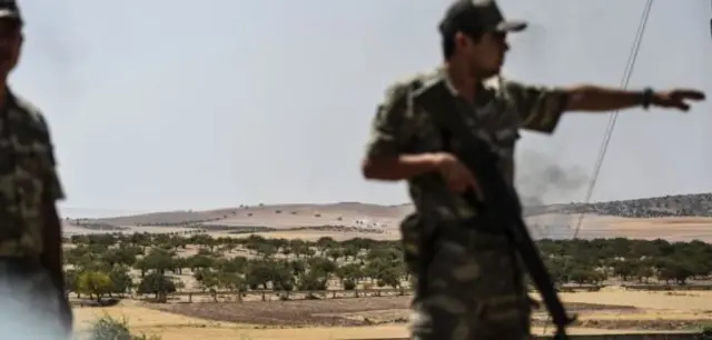 Türkiye-suriye sınırında güvenlik güçleri