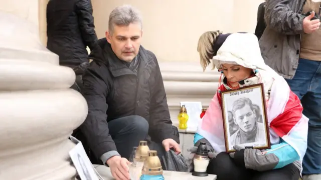 Акция у КГБ