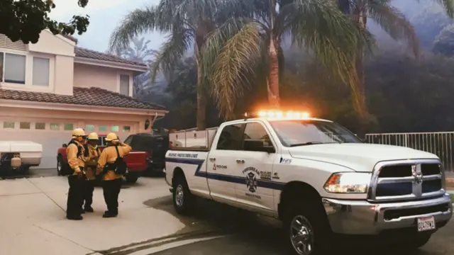 Mansão com bombeiros particulares