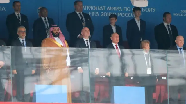 Путин и прочие на церемонии открытия ЧМ-2018