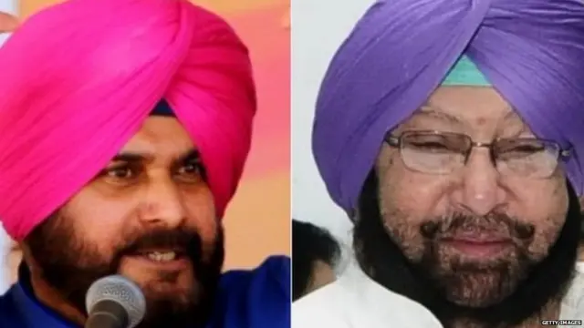 ਨਵਜੋਤ ਸਿੰਘ ਸਿੱਧੂ ਅਤੇ ਕੈਪਟਨ ਅਮਰਿੰਦਰ ਸਿੰਘ