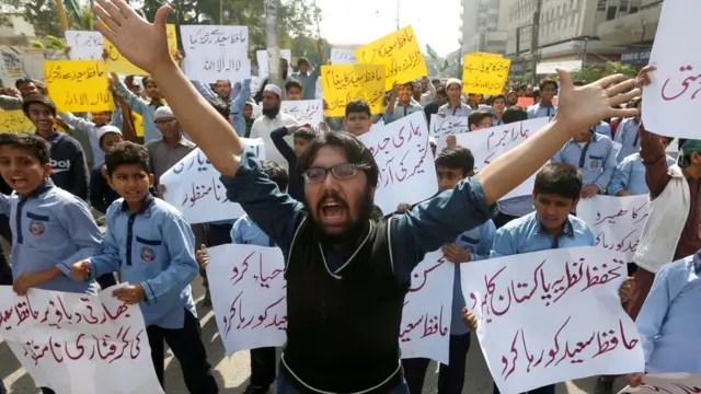 کراچی میں مظاہرہ