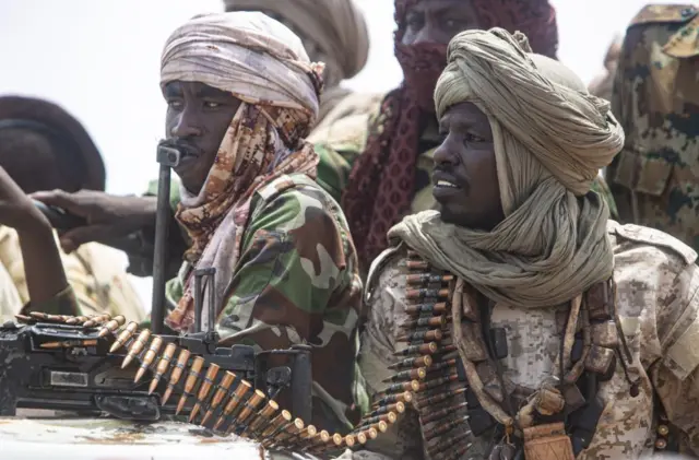 أعضاء حركة تحرير السودان في مدينة الفاشر