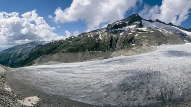 Glaciares con escaso hielo
