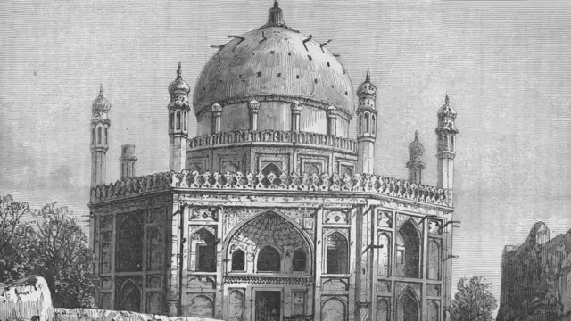 अहमद शाह दुर्रानी के मकबरे की तस्वीर