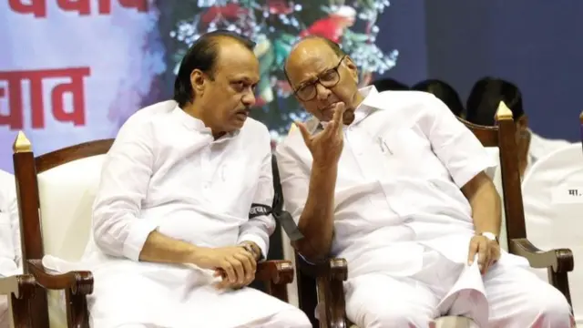 சரத் பவார் - அஜித் பவார்