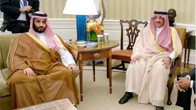 যুবরাজ মোহাম্মদ বিন সালমান এবং মোহাম্মদ বিন নায়েফ