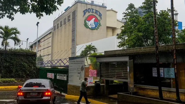 Planta de empresas Polar en Caracas.