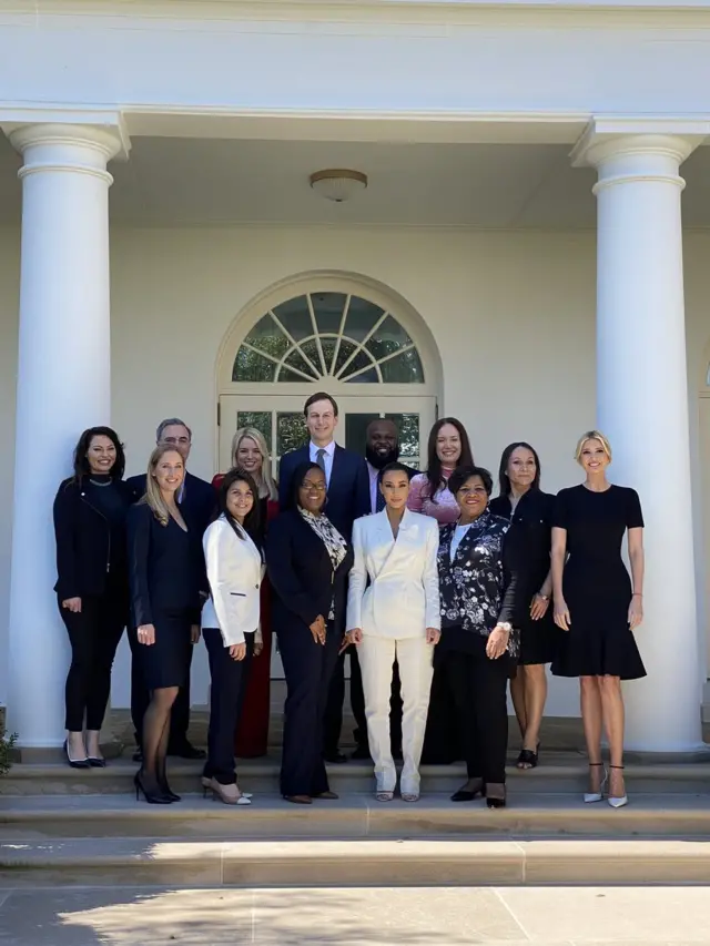 كيم كارداشيان في البيت الأبيض