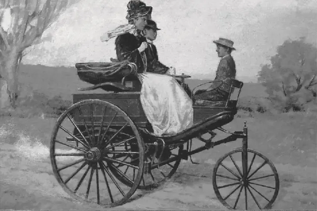 बर्था तिच्या दोन मुलांना घेऊन स्वतःच त्या ड्राईव्हवर निघाली.