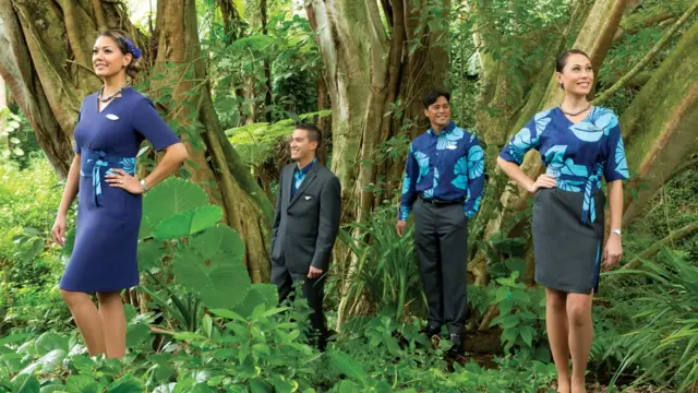 Los nuevos uniformes de Hawaiian Airlines