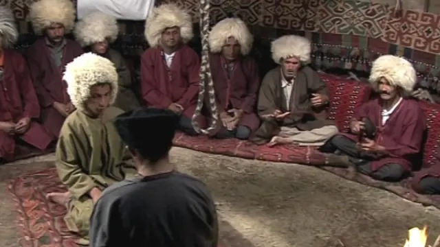 نمایی از فیلم 'پُرخوانان ترکمن'