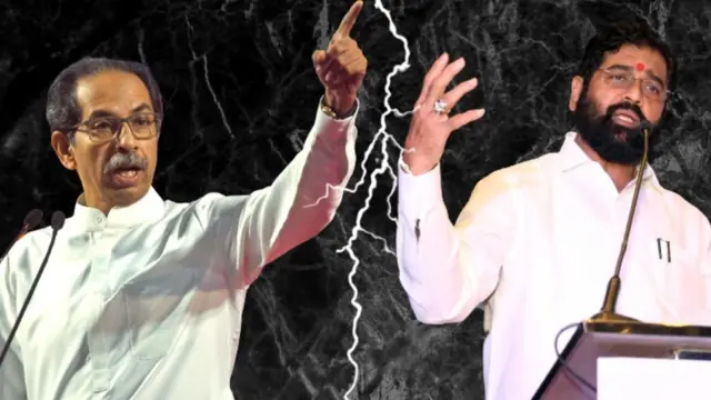 उद्धव ठाकरे एकनाथ शिंदे