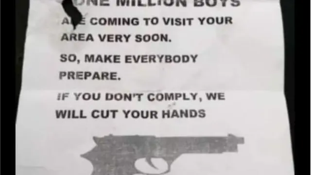 Message wey dey fly upandan for social media