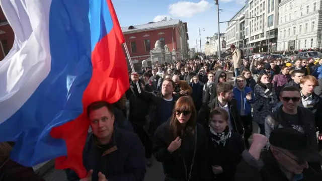 протестующие