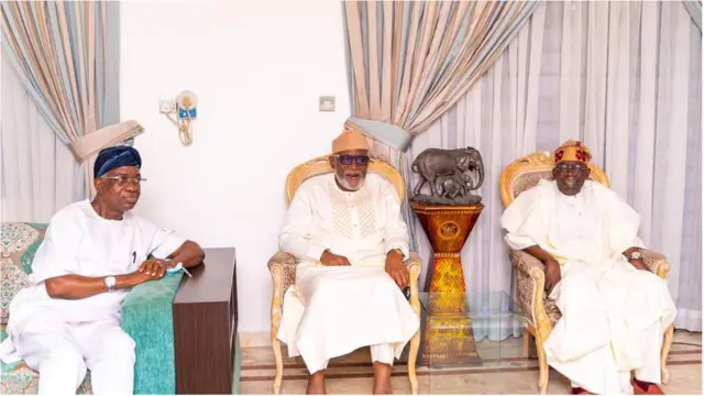 Awọn gomina iwọ oorun gusu Naijiria pẹlu Bola Tinubu