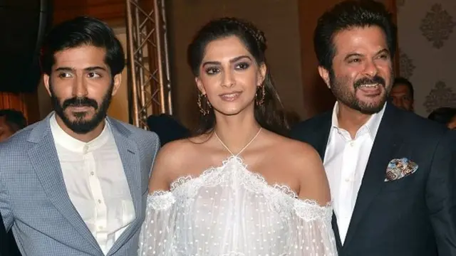 انیل کپور، بیٹی سونم کپور اور بیٹا ہرش وردھن کپور