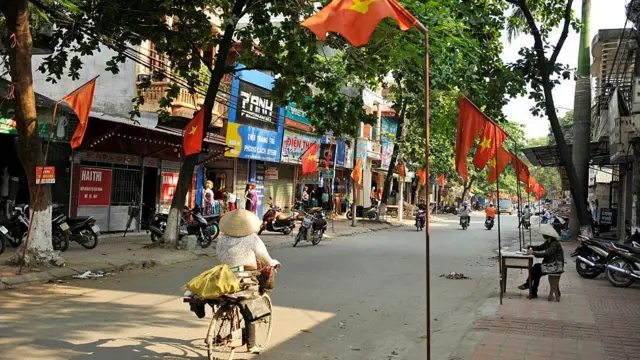 Một góc thành phố Điện Biên Phủ