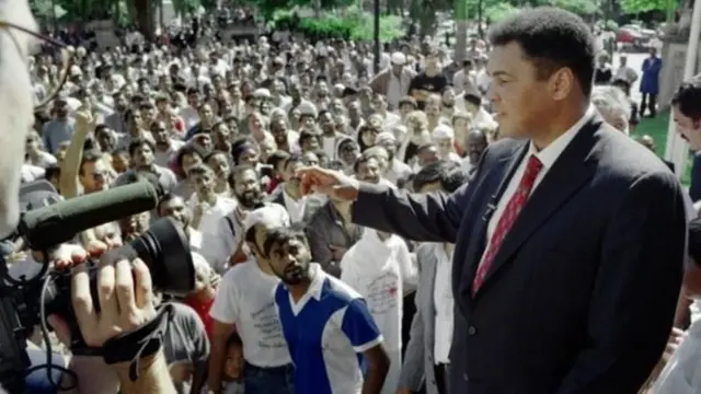 امریکی باکسر محمد علی