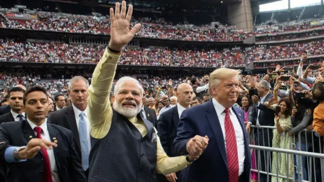 નરેન્દ્ર મોદી અને ટ્રમ્પ