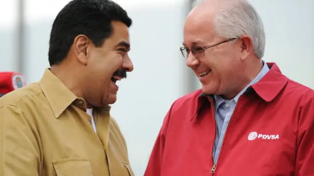 Maduro con Rafael Ramírez en 2013.