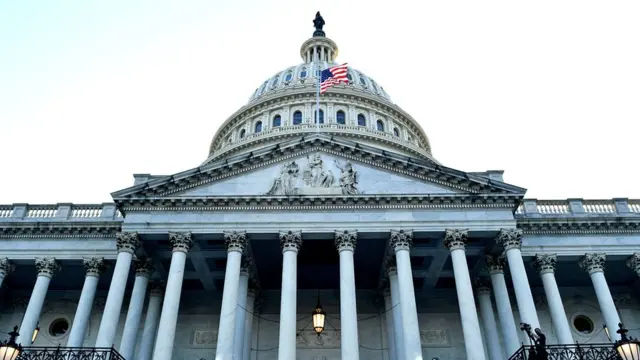 The US capitol building