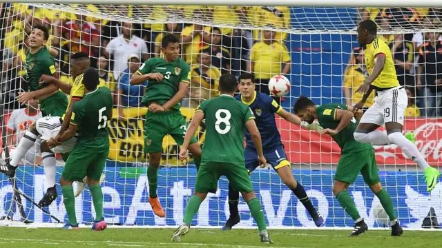 Jugadores en defensa