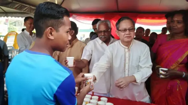 தைப்பூசத் திருவிழாவில் லீ பூன் சாய்.