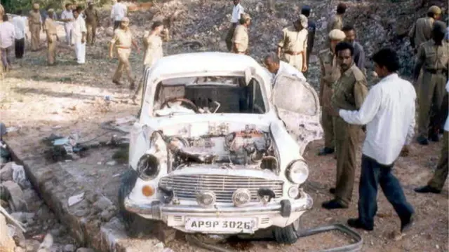 అలిపిరి దాడిలో ధ్వంసమైన చంద్రబాబు వాహనం