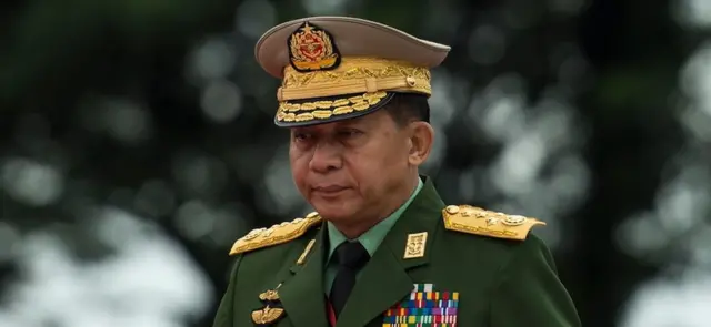 Commander-in-chief of Myanmar armed forces general Min Aung Hlaing