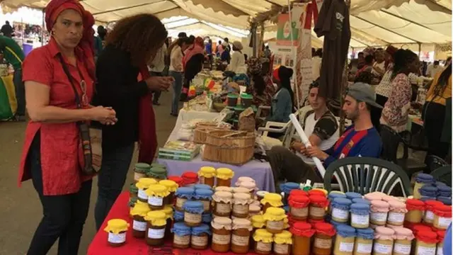 Le "Dakar Farmers Market", un rendez-vous multiculturel.