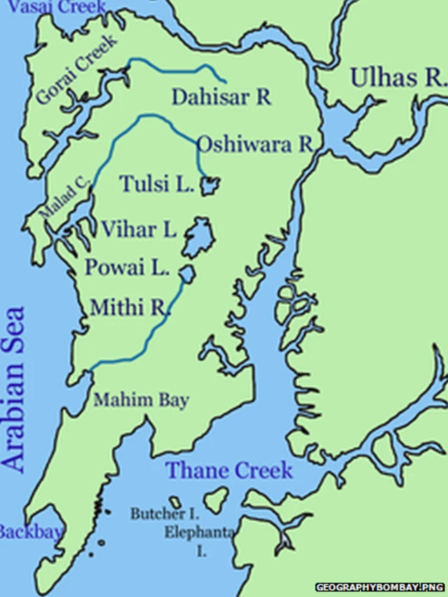 मुंबईतील नद्यांचा नकाशा
