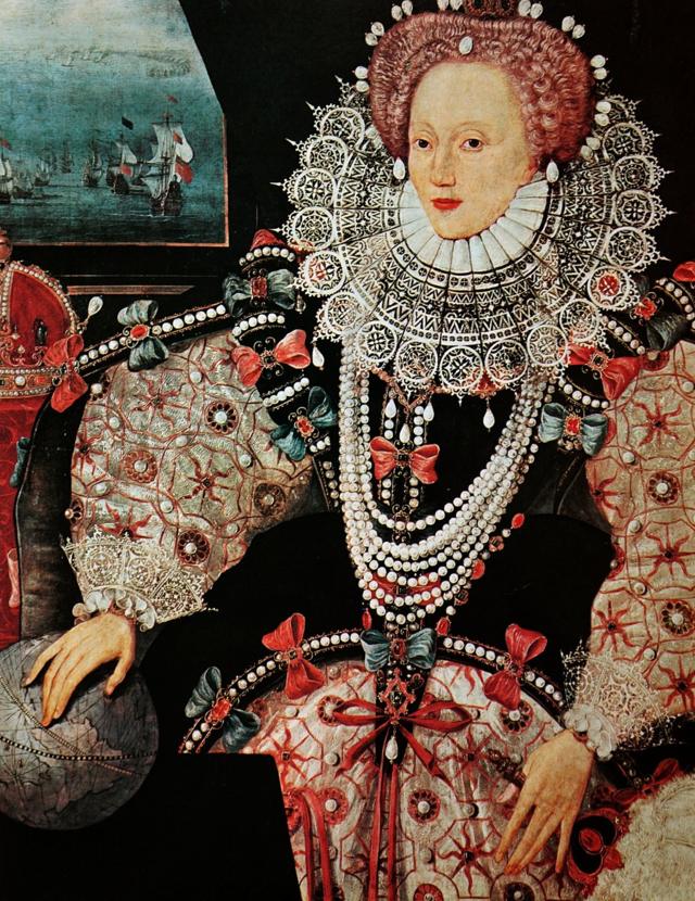 "El retrato de la Armada de Isabel I de Inglaterra", siglo XVI.